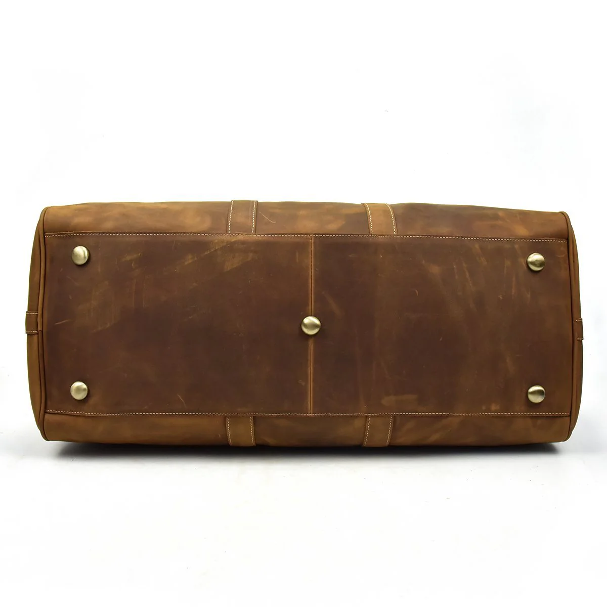 Brown Leather Holdall | SANTIAGO - Image 10