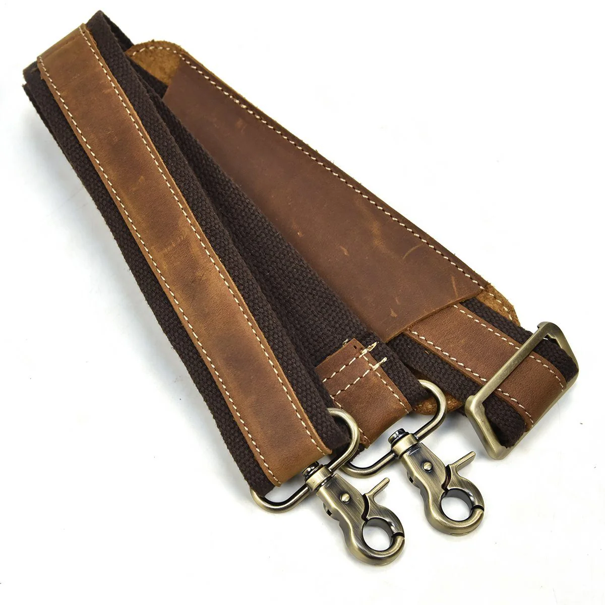 Brown Leather Holdall | SANTIAGO - Image 15