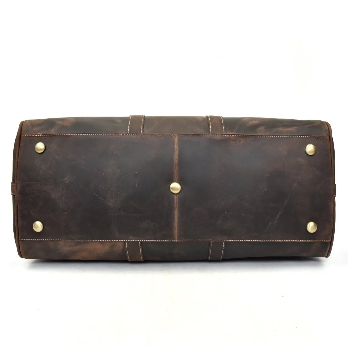 Brown Leather Holdall | SANTIAGO - Image 27