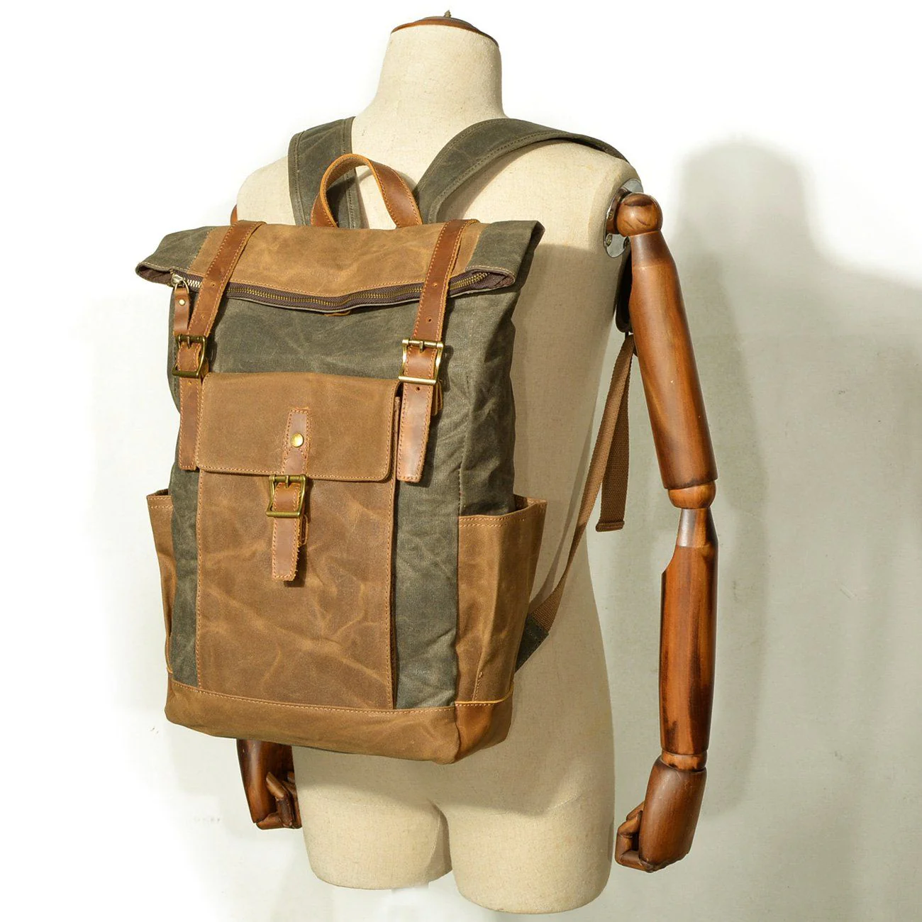 Men's Canvas Backpack | VARBERG - Image 11