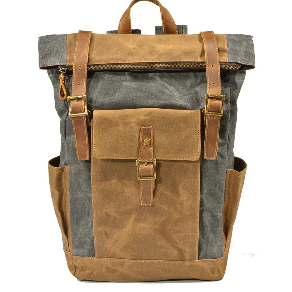 Men's Canvas Backpack | VARBERG - Image 3
