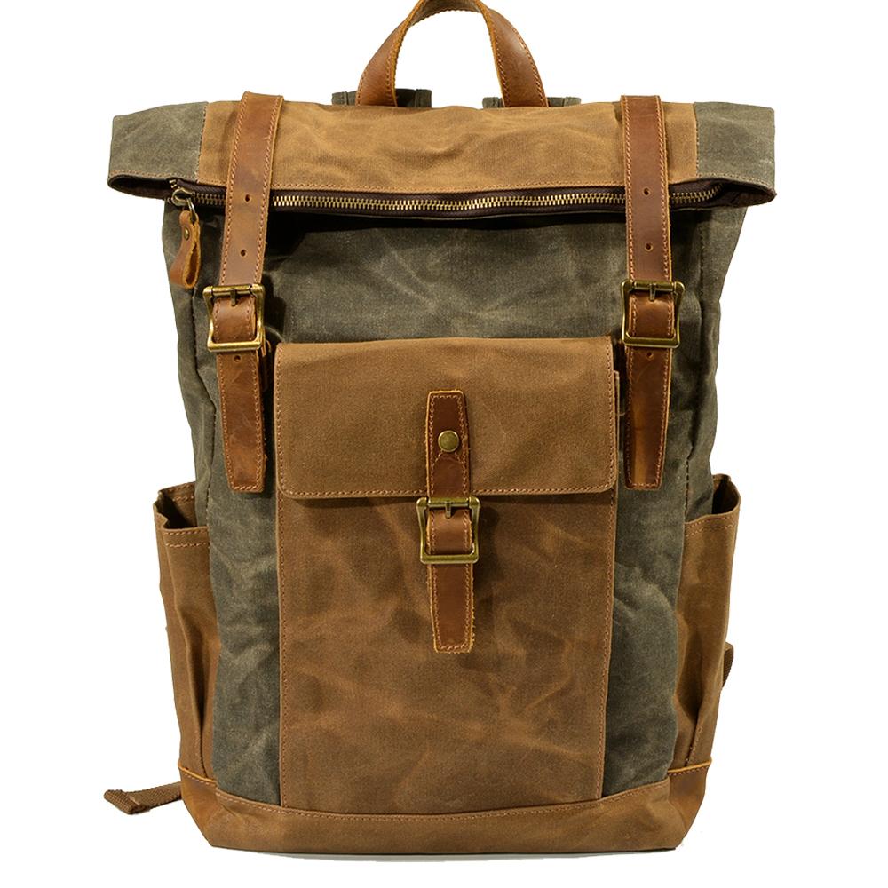 Men's Canvas Backpack | VARBERG - Image 4