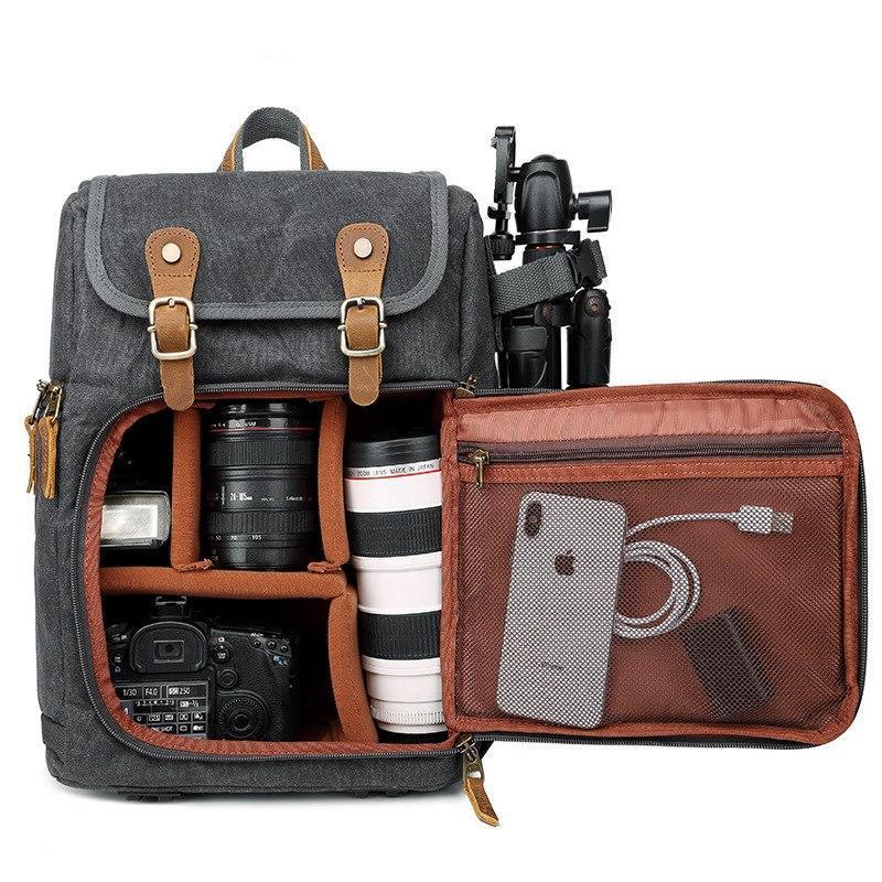Canvas Camera Bag | VILNIUS - Image 9