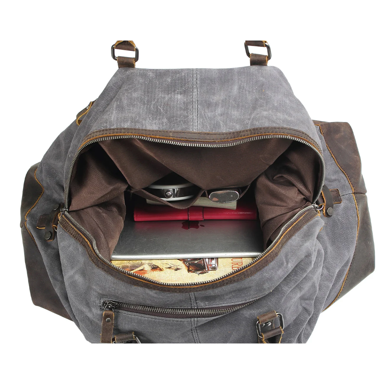 Heavy Duty Canvas Duffle Bag | QAANAQ - Image 12