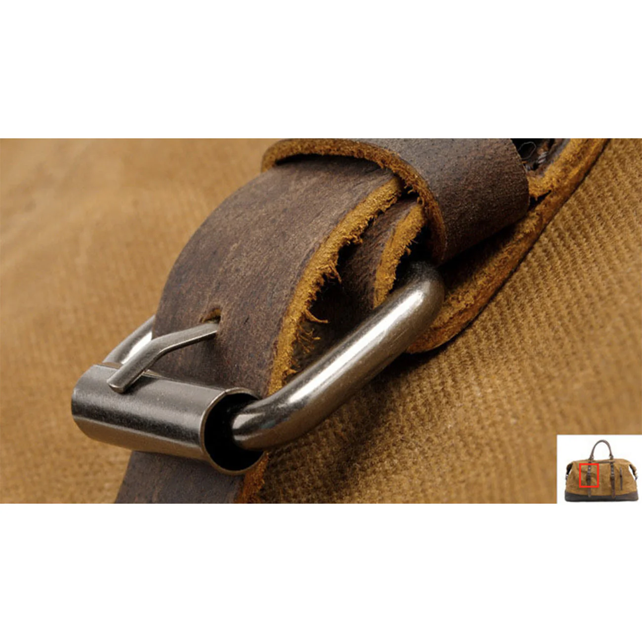 Heavy Duty Canvas Duffle Bag | QAANAQ - Image 19