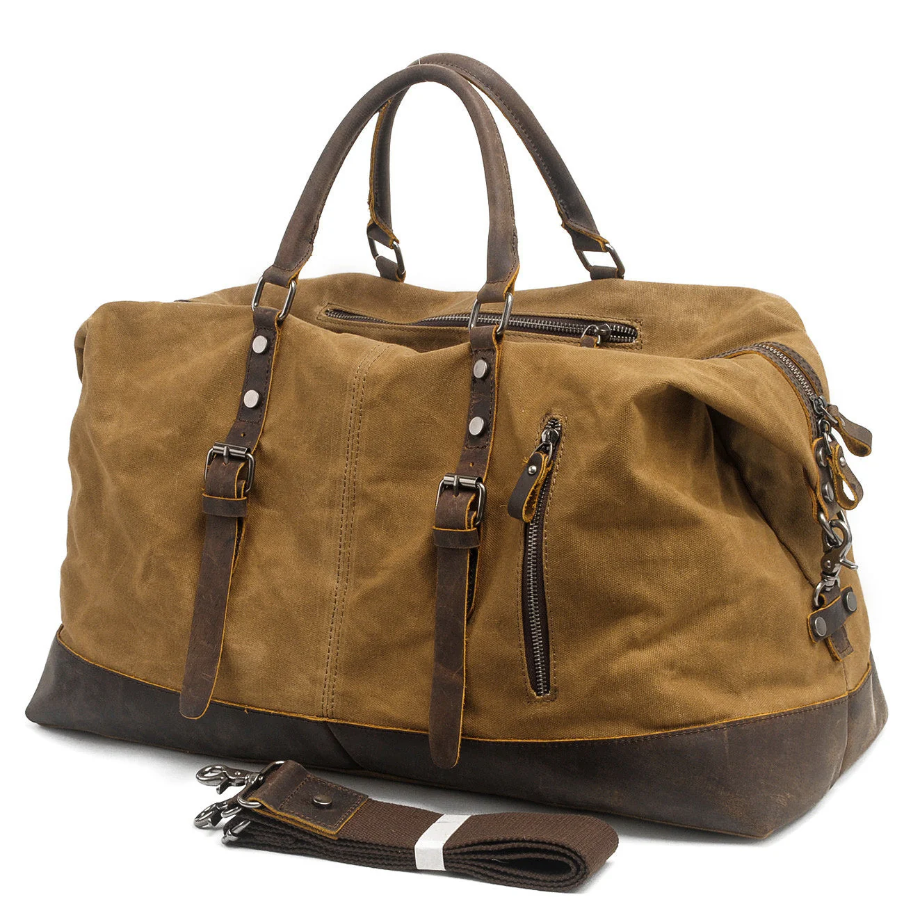 Heavy Duty Canvas Duffle Bag | QAANAQ - Image 3
