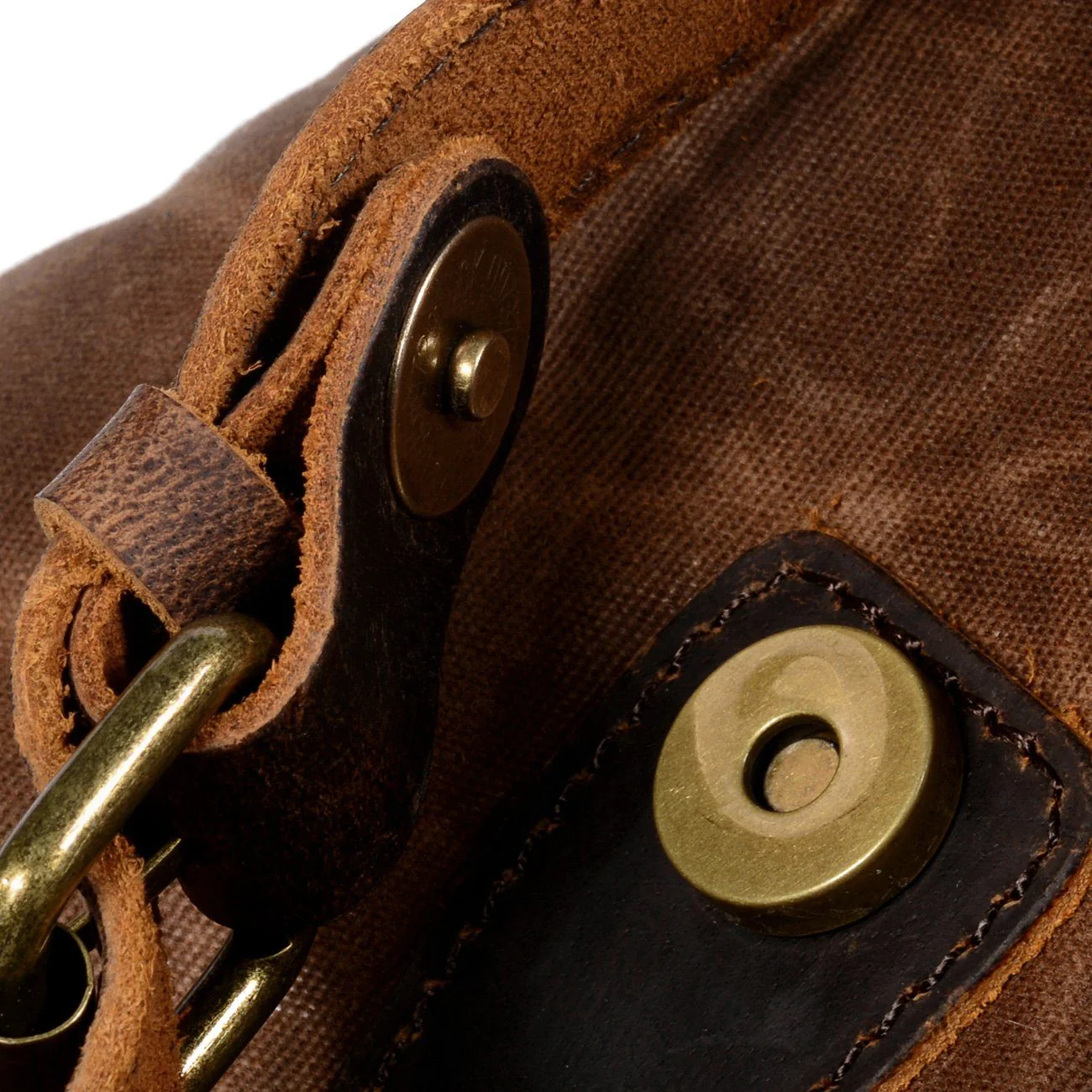 Canvas Leather Backpack | MALMÖ - Image 15