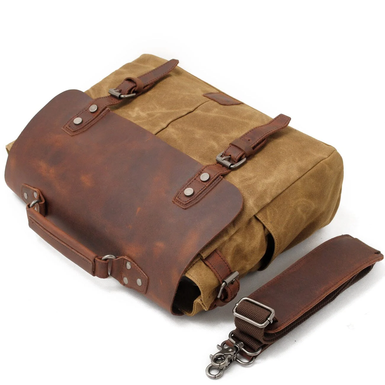 Canvas Crossbody Messenger Bag | TUCSON - Image 13
