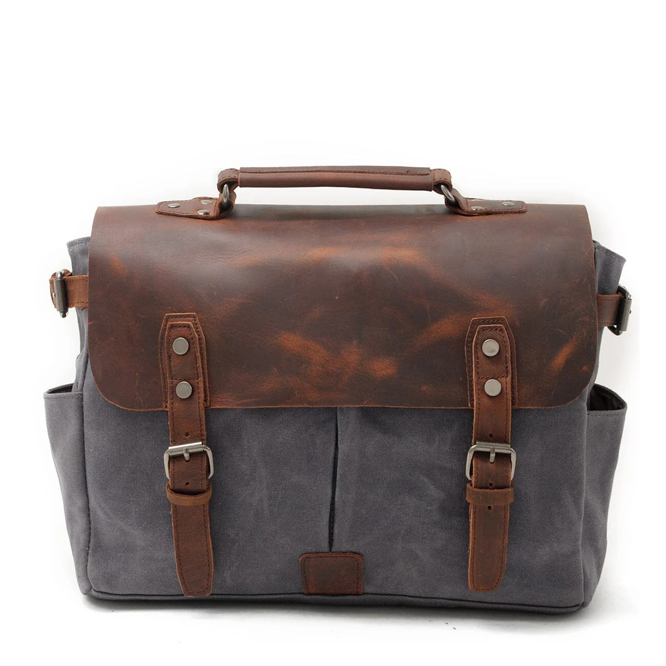 Canvas Crossbody Messenger Bag | TUCSON - Image 4