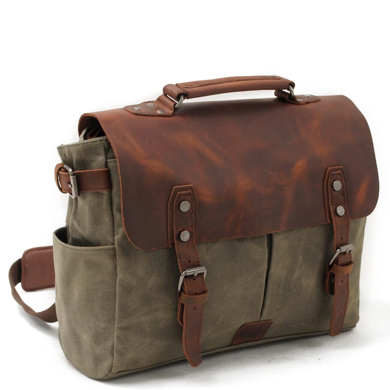 Canvas Crossbody Messenger Bag | TUCSON - Image 5