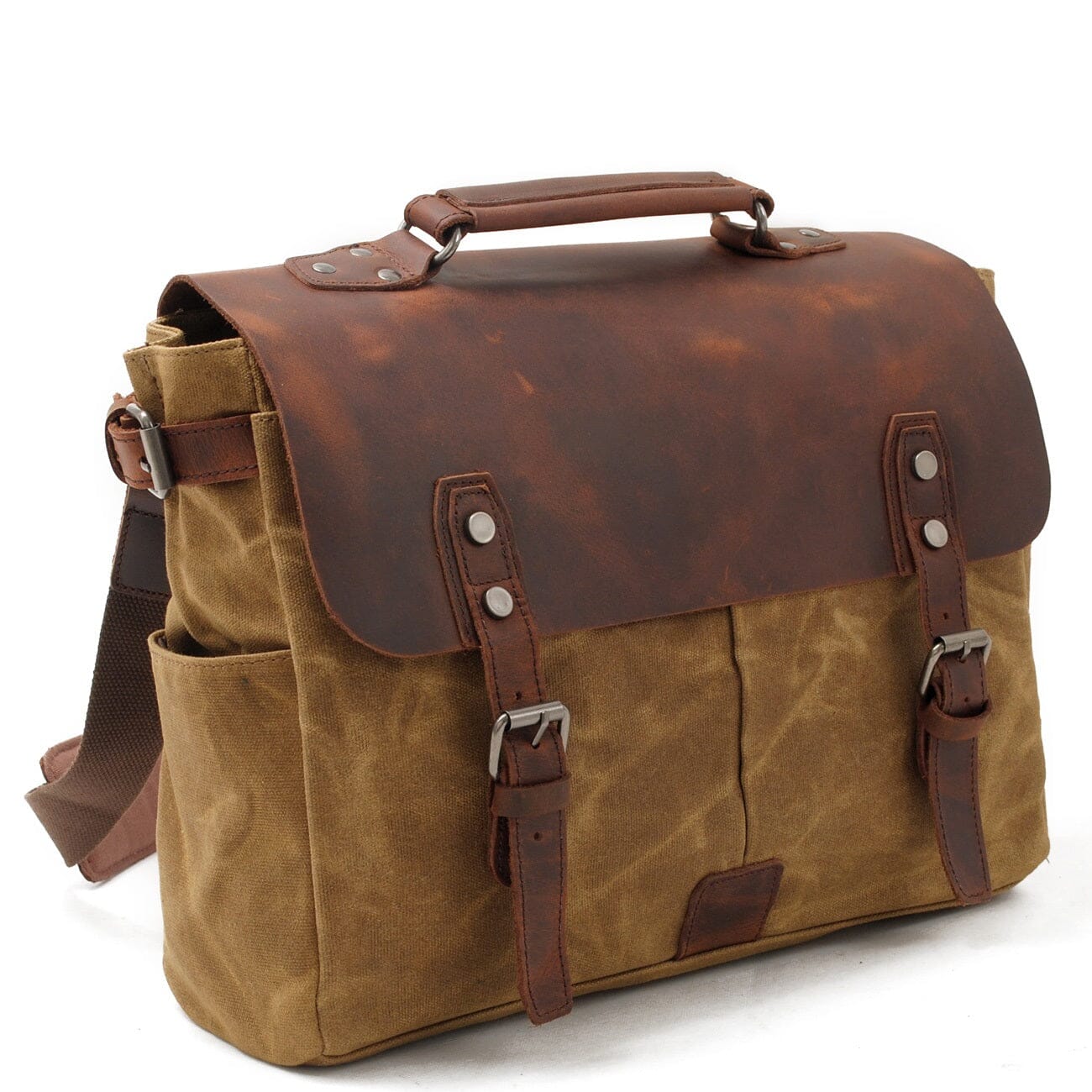 Canvas Crossbody Messenger Bag | TUCSON - Image 7