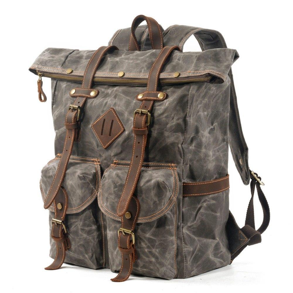 Canvas Hipster Backpack | BERLIN - Image 4