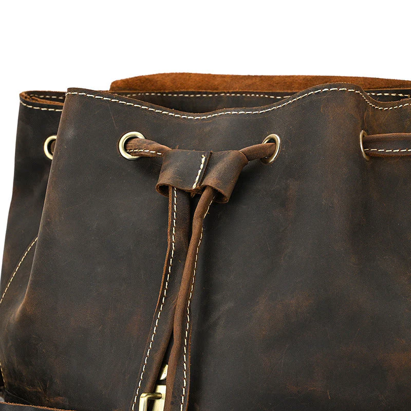 Ladies Leather Backpack | KYIA - Image 13