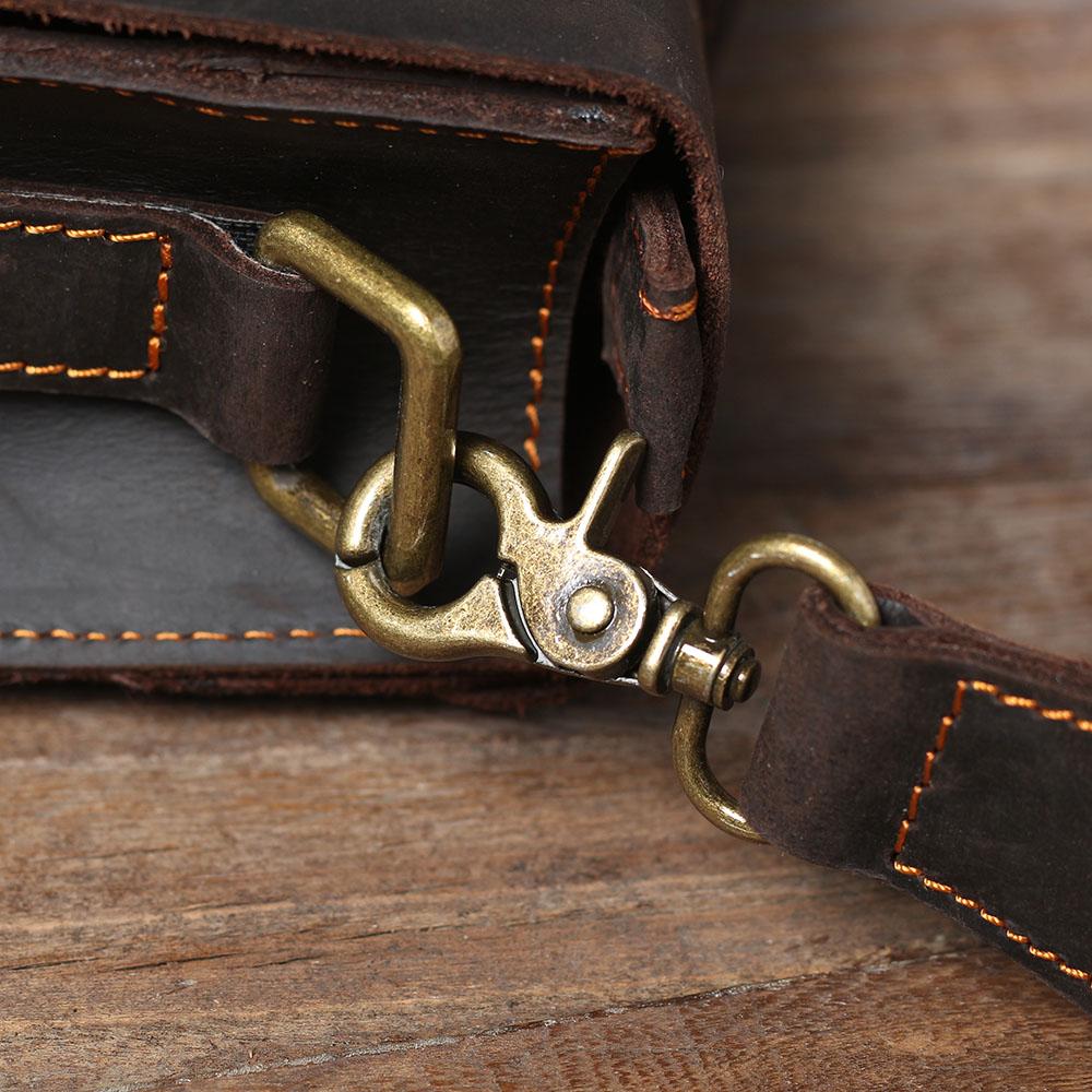 Leather Courier Bag | ZAINA - Image 23