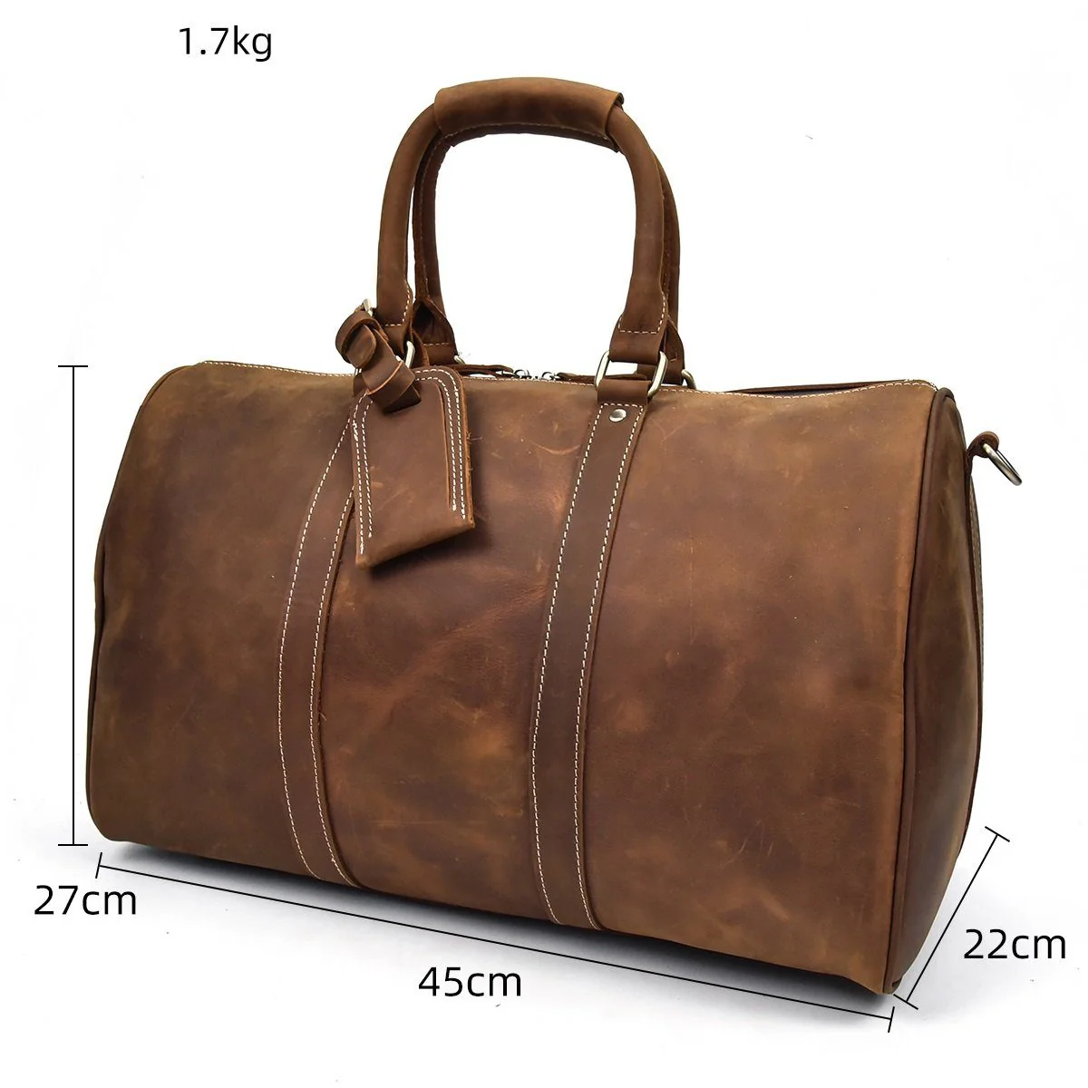 Leather Holdall | ROSARIO - Image 7