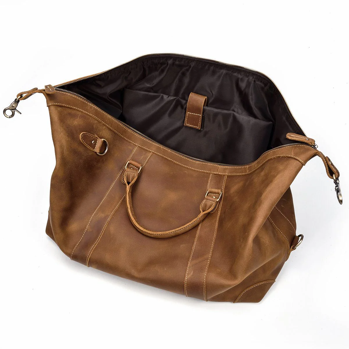 Leather Holdall Bag | LIMA - Image 10