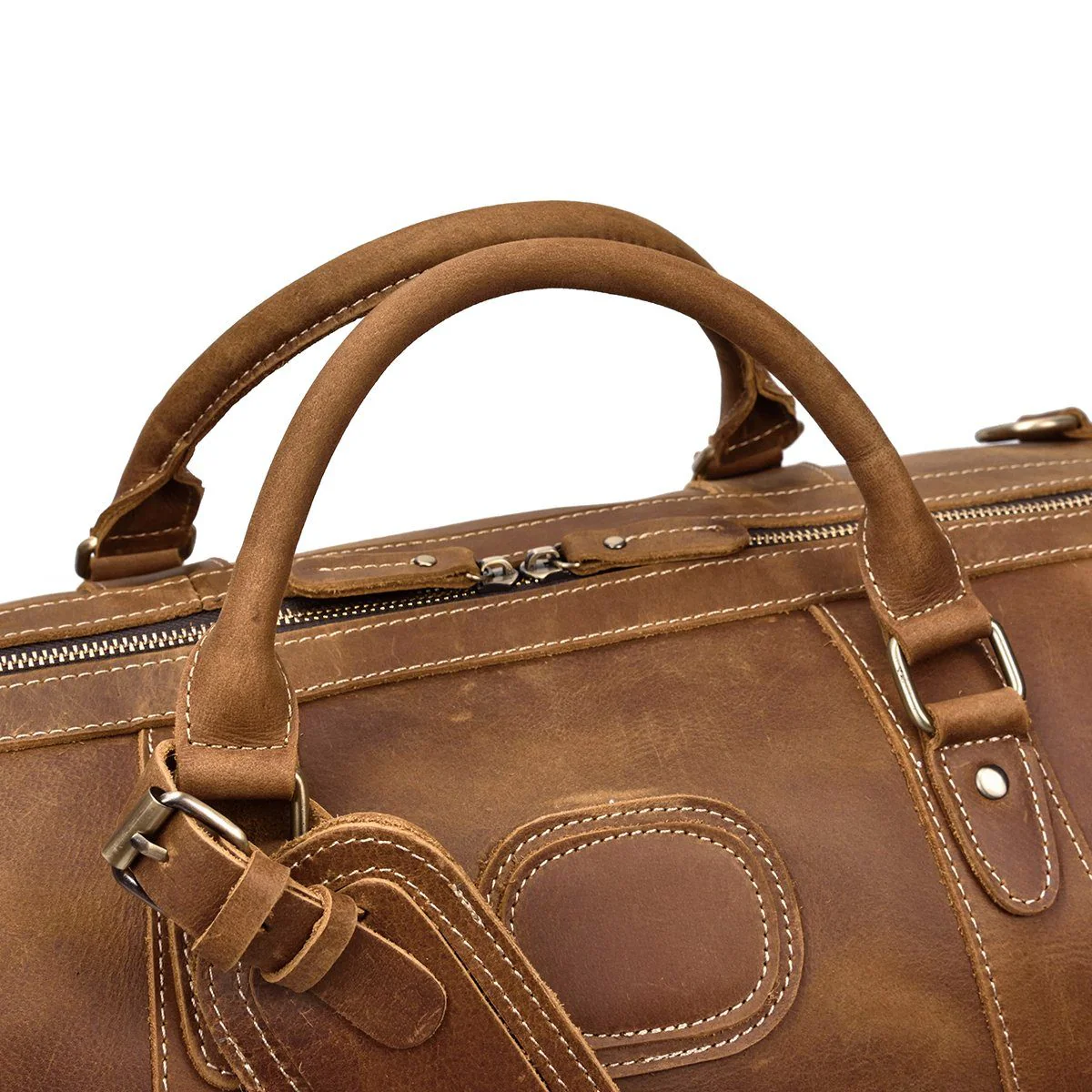 Leather Holdall Bag | LIMA - Image 15
