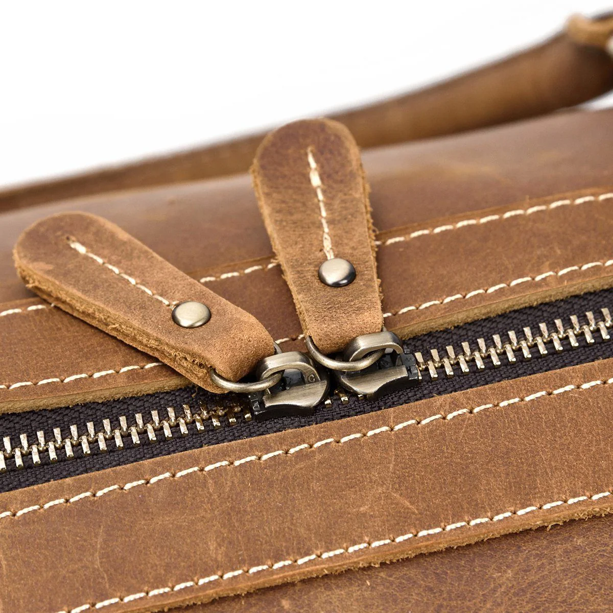 Leather Holdall Bag | LIMA - Image 16