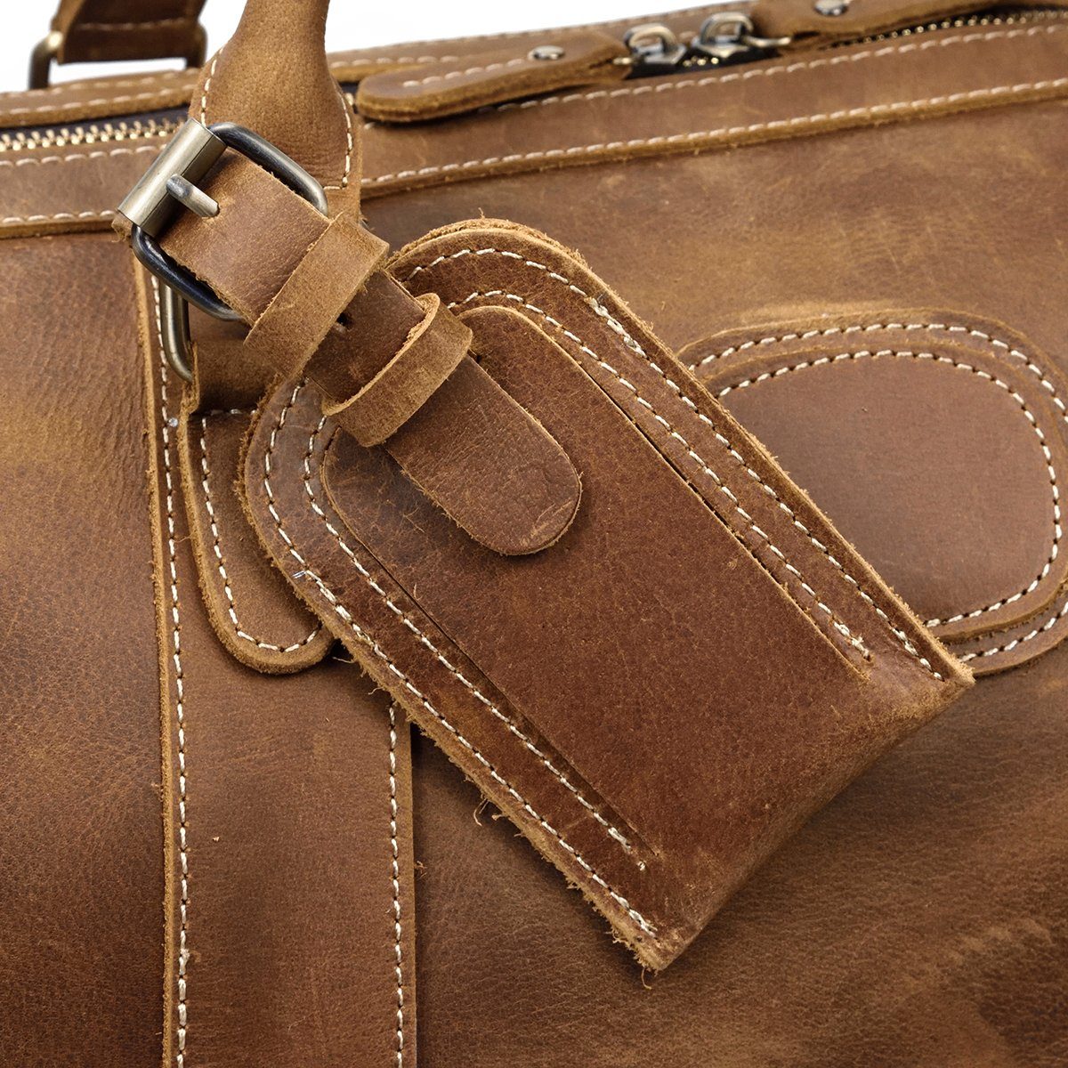 Leather Holdall Bag | LIMA - Image 17