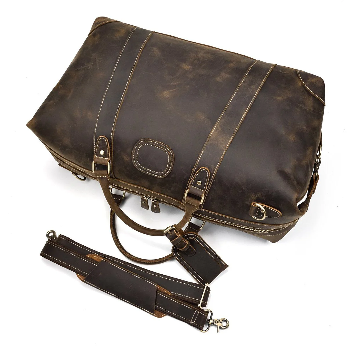 Leather Holdall Bag | LIMA - Image 23