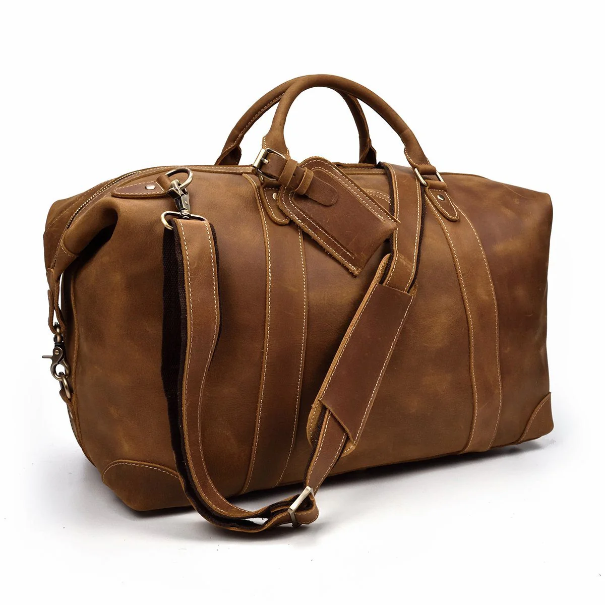 Leather Holdall Bag | LIMA - Image 7