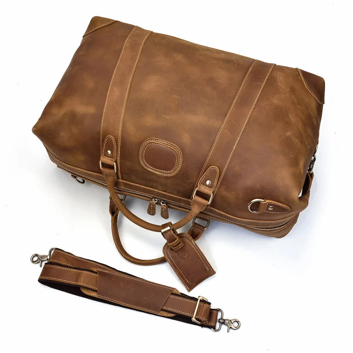 Leather Holdall Bag | LIMA - Image 8