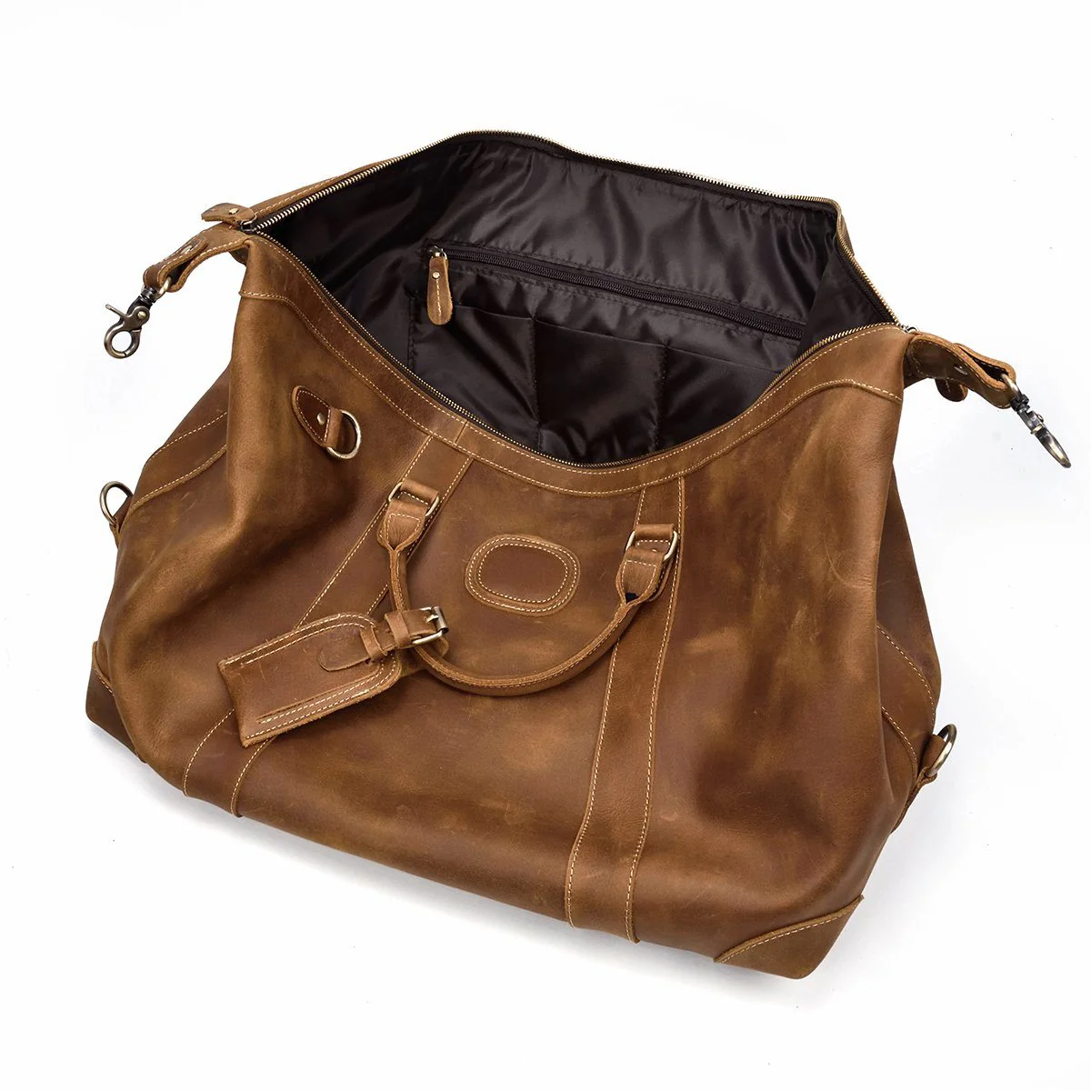 Leather Holdall Bag | LIMA - Image 9