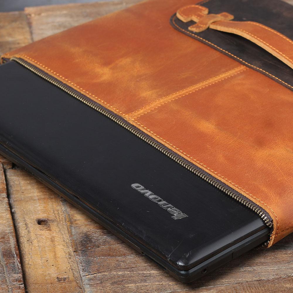 Leather Laptop Pouch | KAORA - Image 16