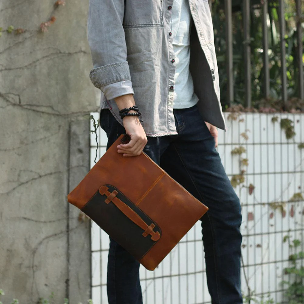 Leather Laptop Pouch | KAORA - Image 29