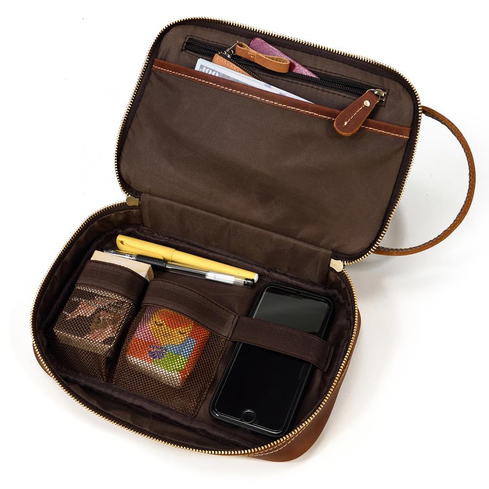 Leather Makeup Bag | DAVOS - Image 12