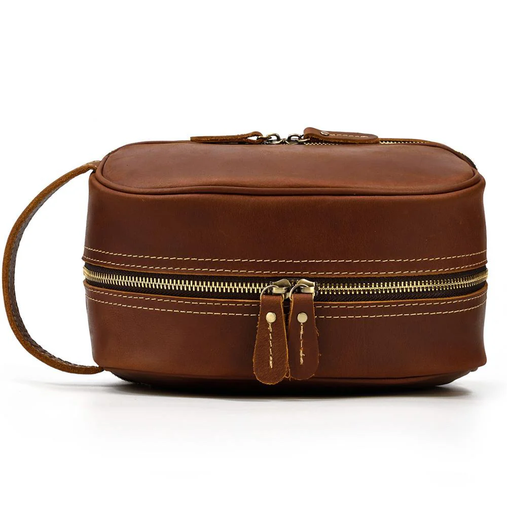Leather Makeup Bag | DAVOS - Image 4