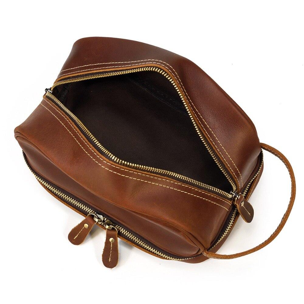 Leather Makeup Bag | DAVOS - Image 9