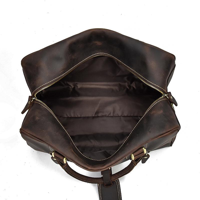 Leather Overnight Bag | QUITO - Image 10