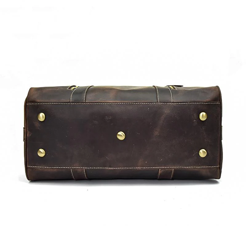 Leather Overnight Bag | QUITO - Image 12