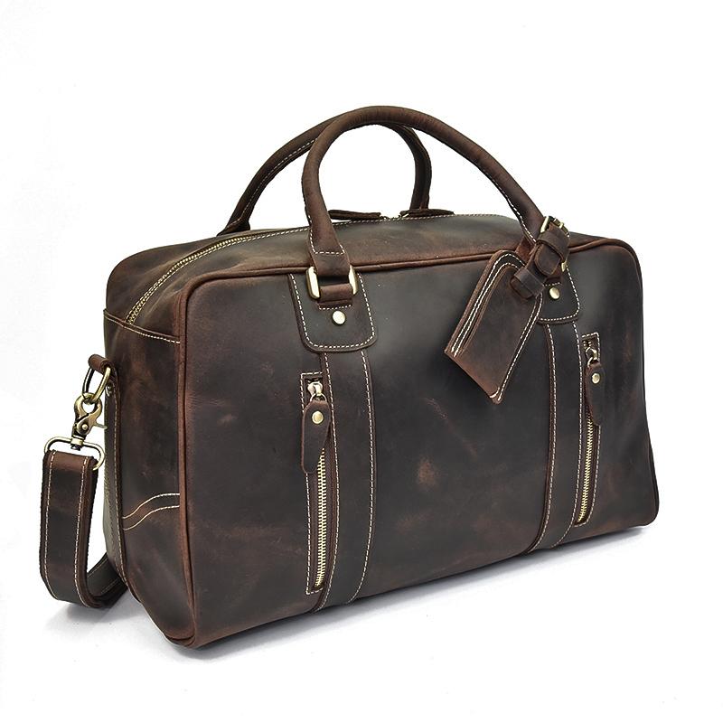 Leather Overnight Bag | QUITO - Image 3