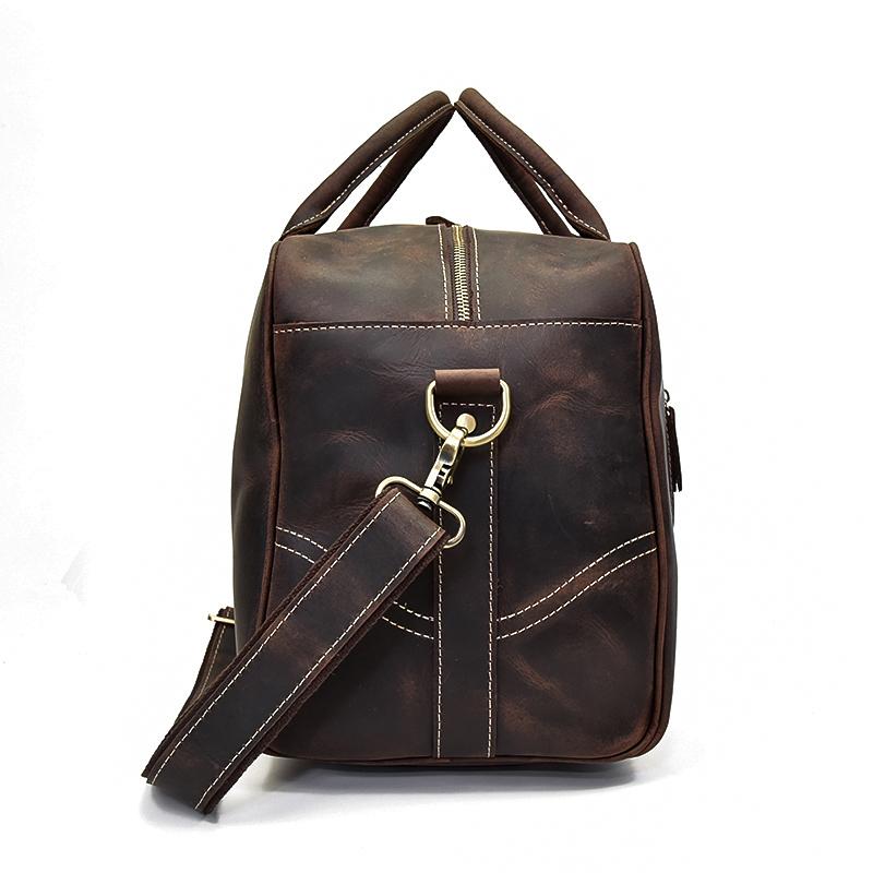 Leather Overnight Bag | QUITO - Image 7