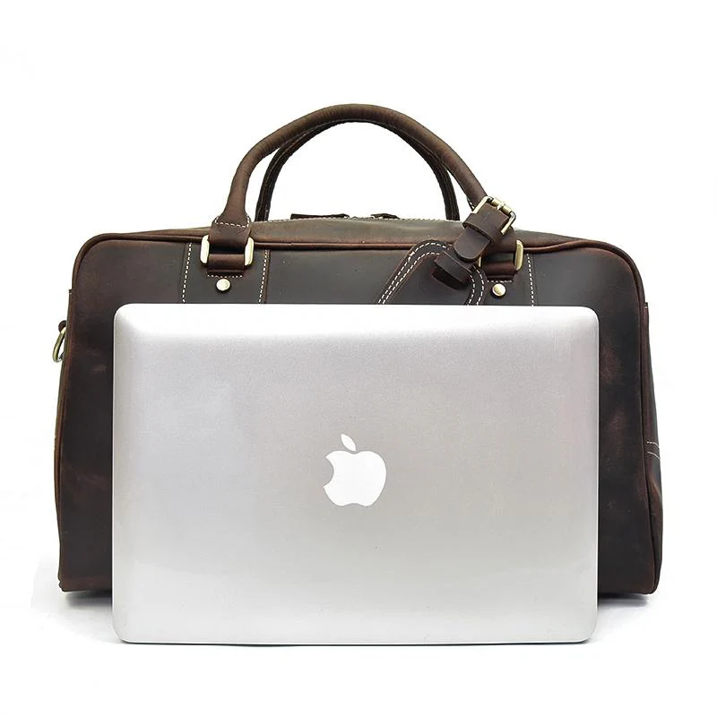 Leather Overnight Bag | QUITO - Image 8