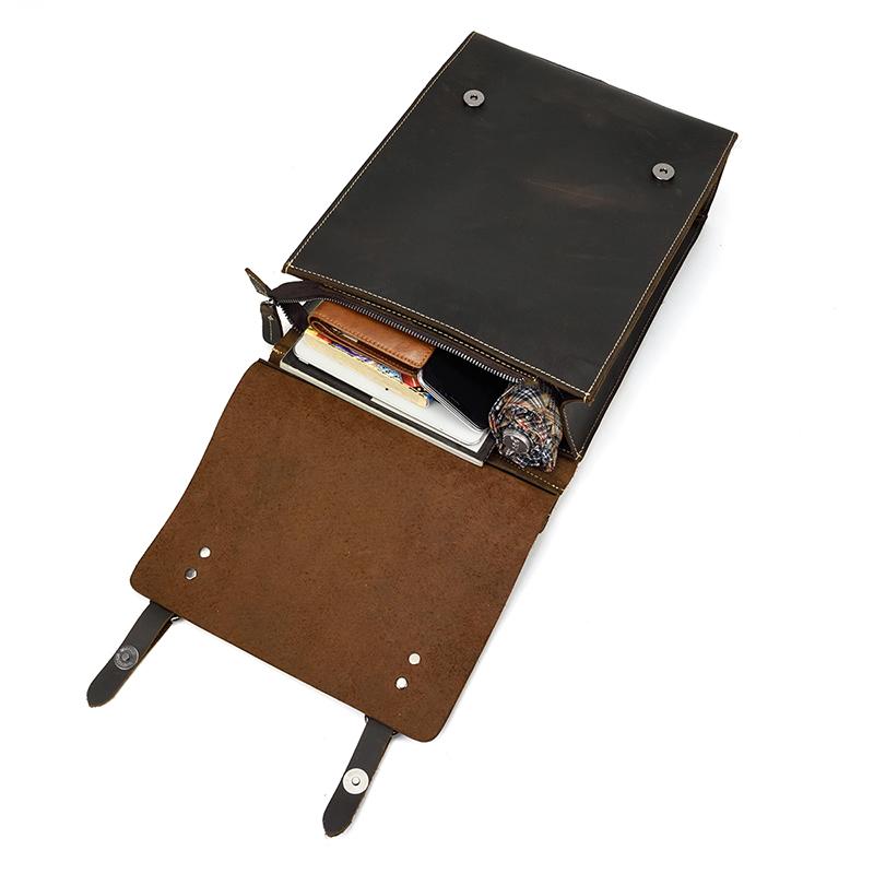 Leather Rucksack Handbag |  TYA - Image 10