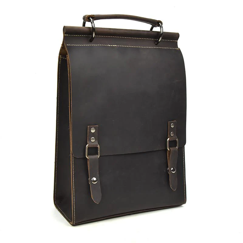 Leather Rucksack Handbag |  TYA - Image 2