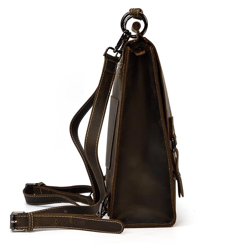 Leather Rucksack Handbag |  TYA - Image 4