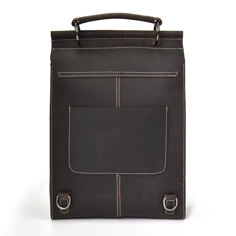 Leather Rucksack Handbag |  TYA - Image 5