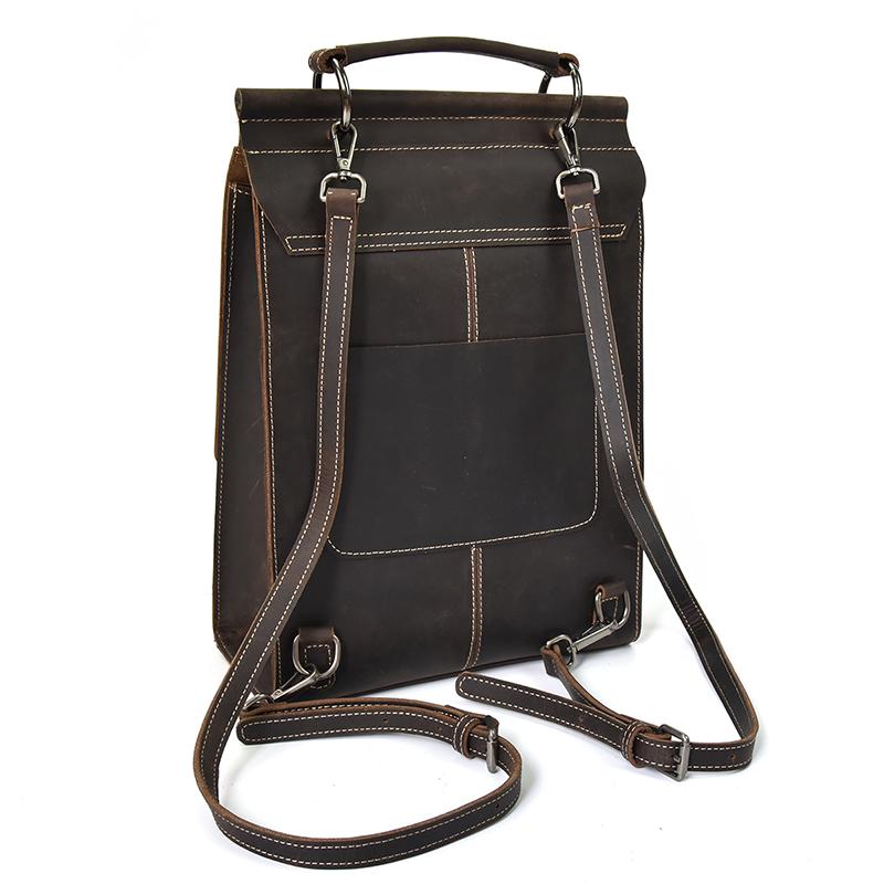Leather Rucksack Handbag |  TYA - Image 6