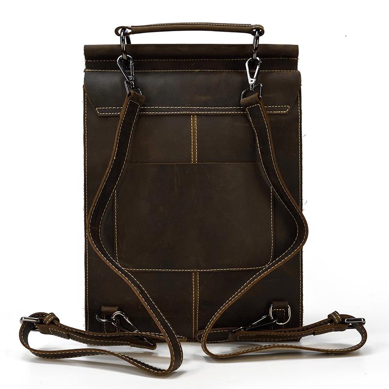 Leather Rucksack Handbag |  TYA - Image 7