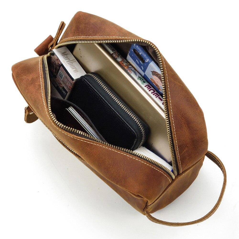 Leather Toiletry Bag | PETRA - Image 12