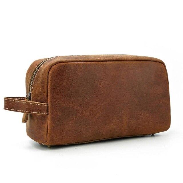 Leather Toiletry Bag | PETRA - Image 4