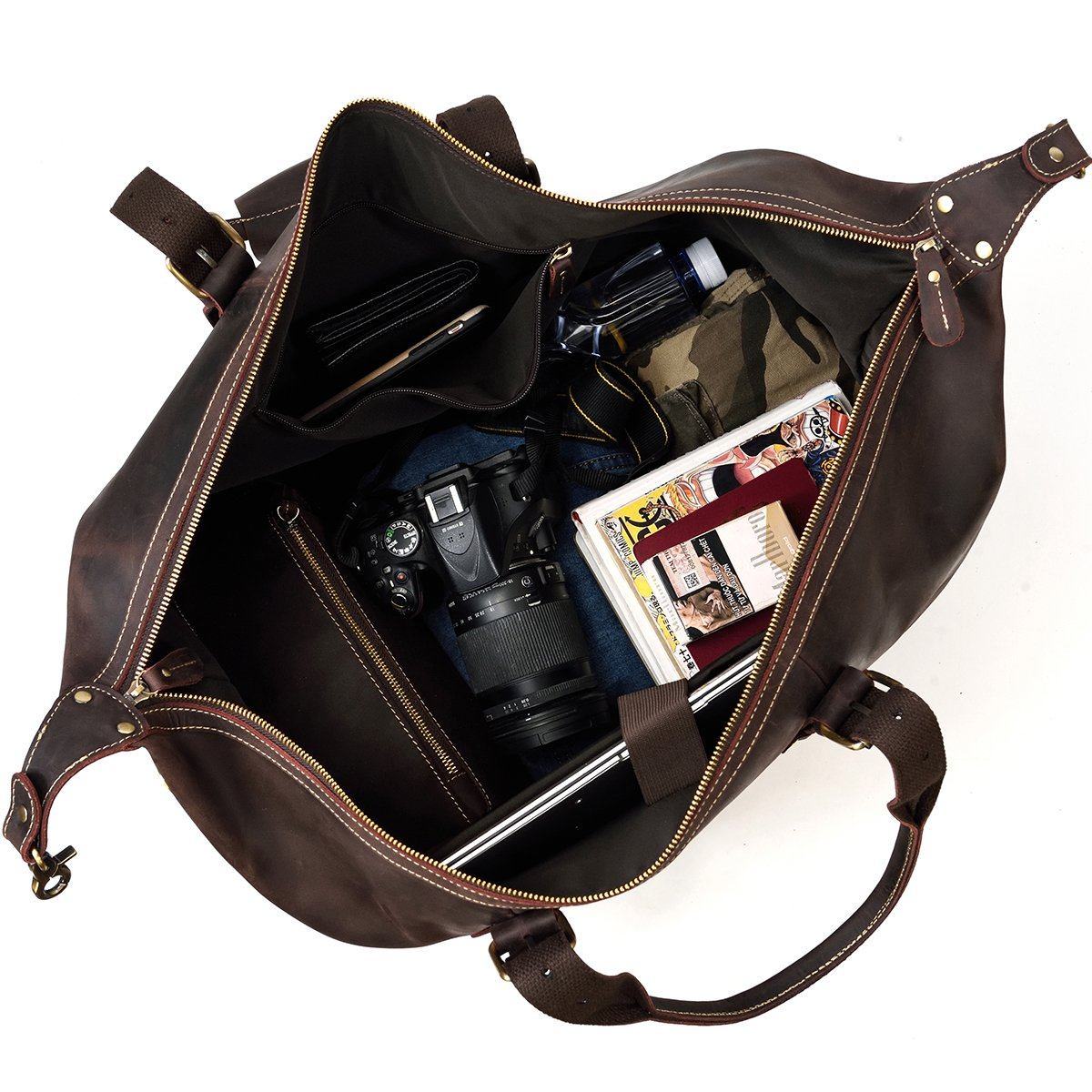 Leather Travel Bag | PANAMA - Image 14
