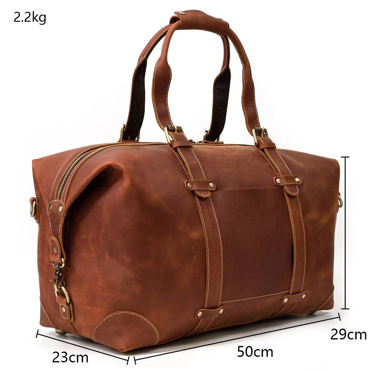 Leather Travel Bag | PANAMA - Image 21