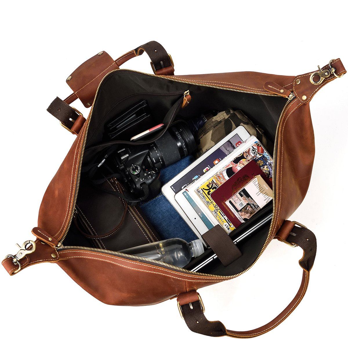 Leather Travel Bag | PANAMA - Image 30