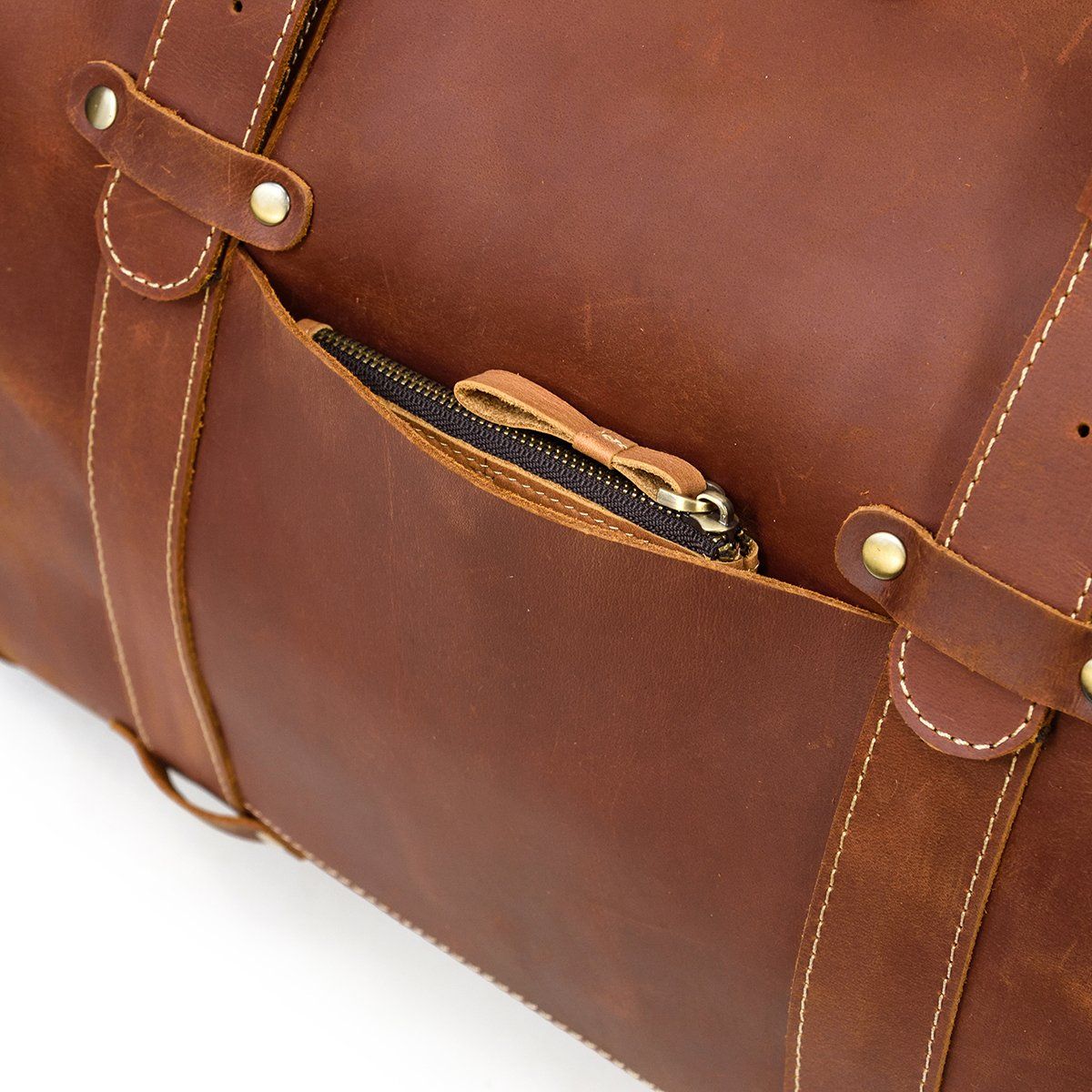 Leather Travel Bag | PANAMA - Image 37