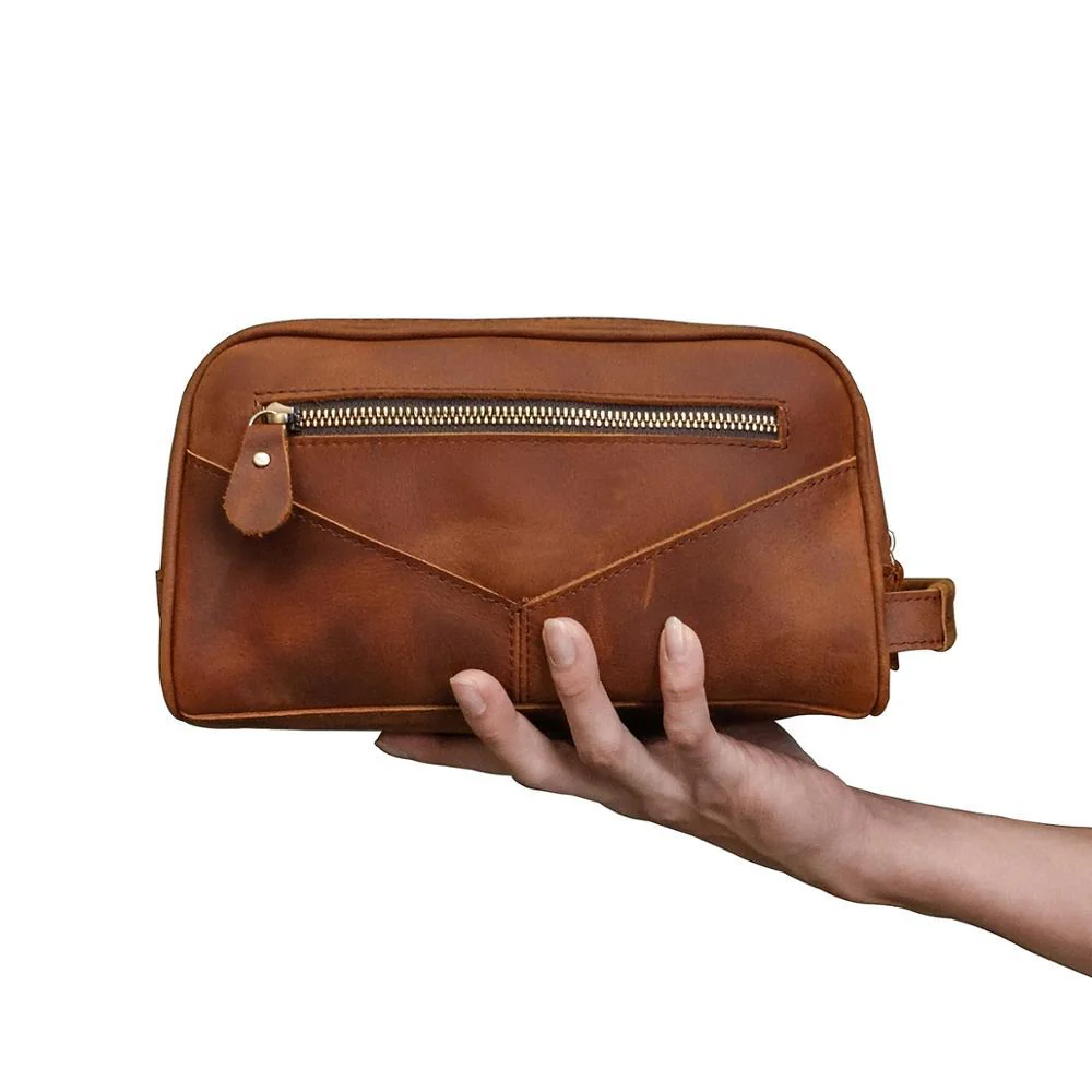 Leather Wash Bag | JAKARTA - Image 6